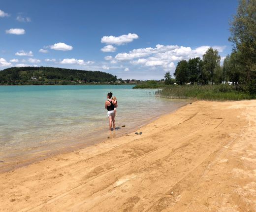 Camping Le Fayolan, Clairvaux Les Lacs Camping, Jura, Wandelen bij de watervallen